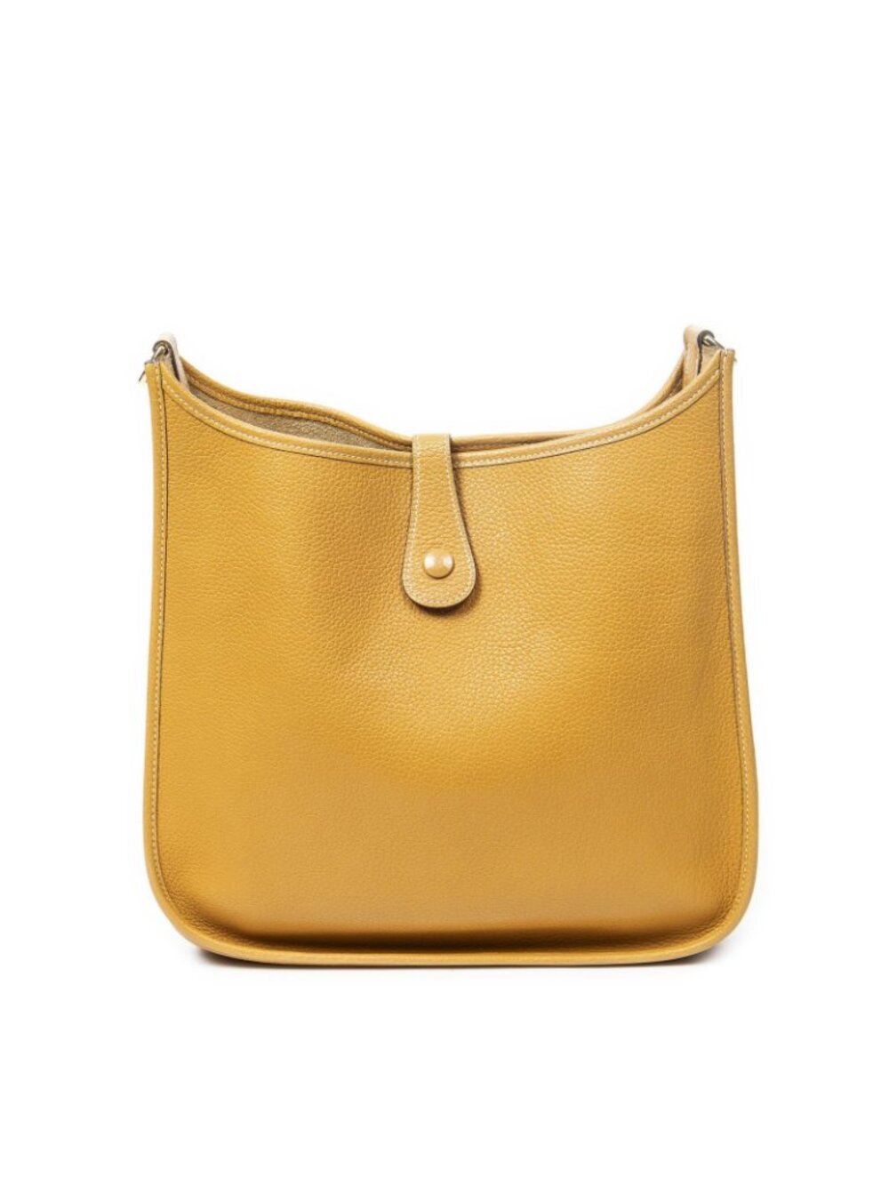 Hermes Evelyne I Natural Sable Taurillon Clemence Leather Messenger - Picture 5 of 9